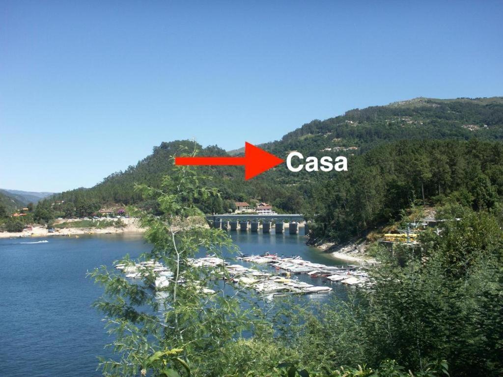 Casa De Casarelhos - Vistas Rio, Campo E Montanha - Lareira Leilighet Geres Eksteriør bilde