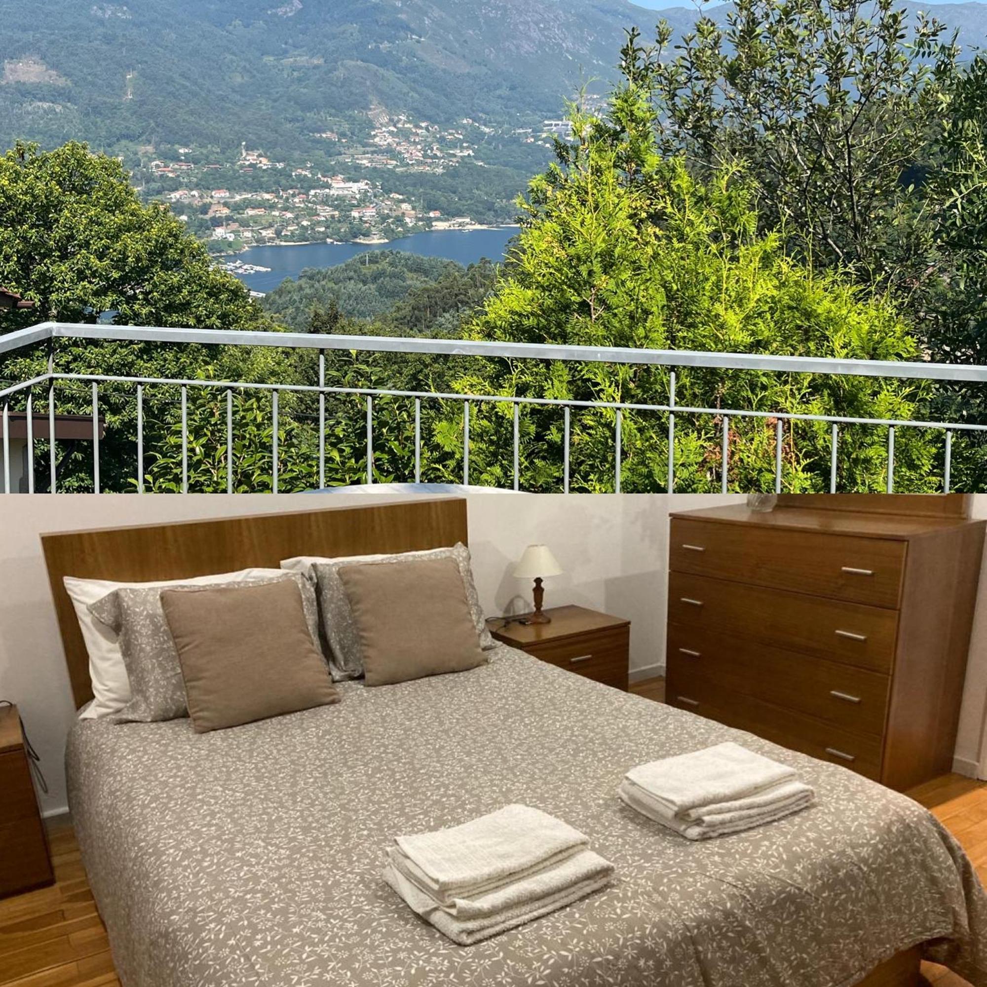 Casa De Casarelhos - Vistas Rio, Campo E Montanha - Lareira Leilighet Geres Eksteriør bilde